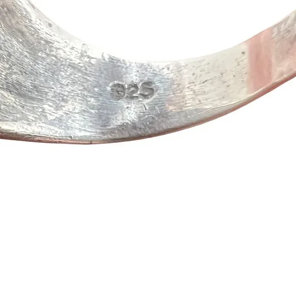 Vintage Sterling Silver Marcasite Signet Ring Size 7.75 925 Statement 6.99g LOOK - Picture 6 of 15